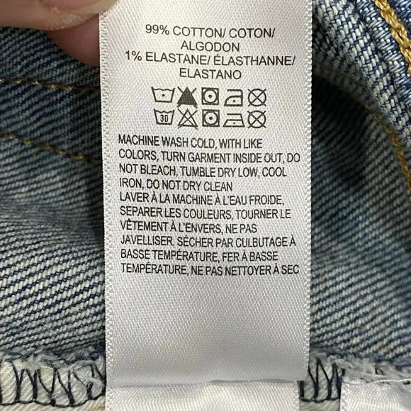 Lucky Brand Drew Mom‎ Jeans Womens 8x29 High rise Tapered Blue Buttonfly EUC - Picture 8 of 16